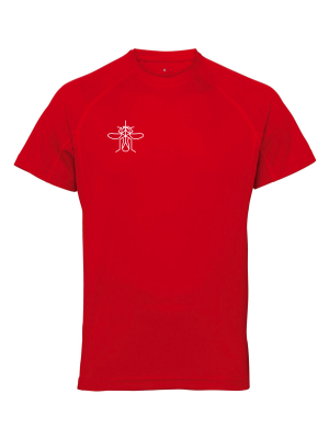 Men's Panelled Training T-shirt Red
